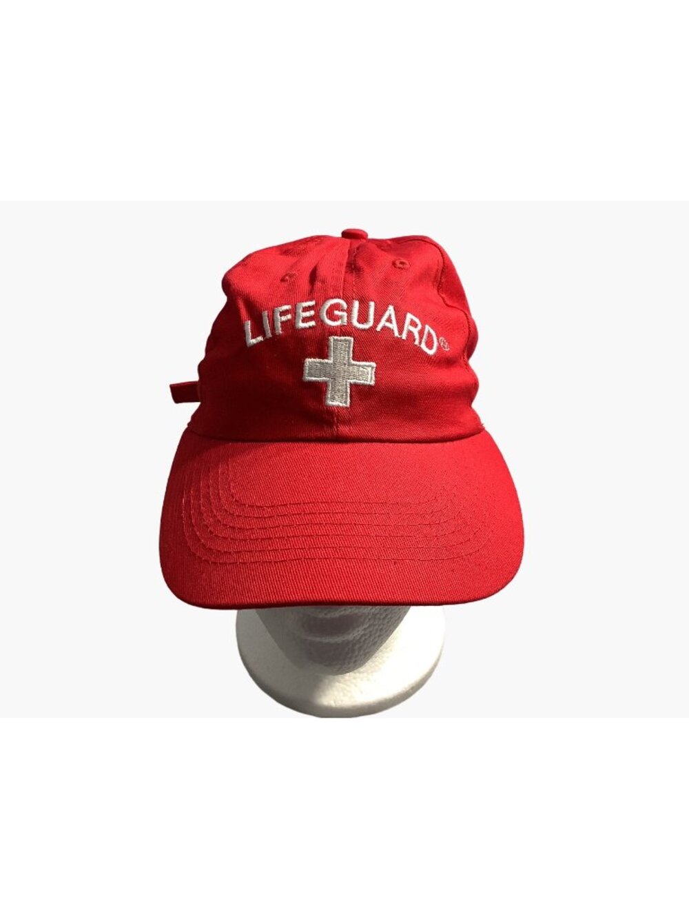 Lifegaurd Uniform Embroidered Baseball Cap Active Cap Red Adjustable Life Gaurd